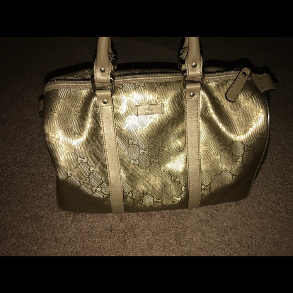 authentic gucci  handbag GOLD LIMITED EDIT…